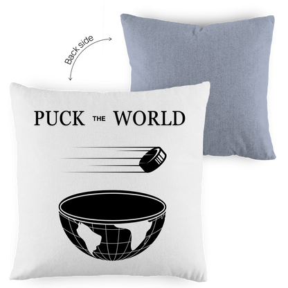 Kopfkissen zweifarbig PUCK THE WORLD