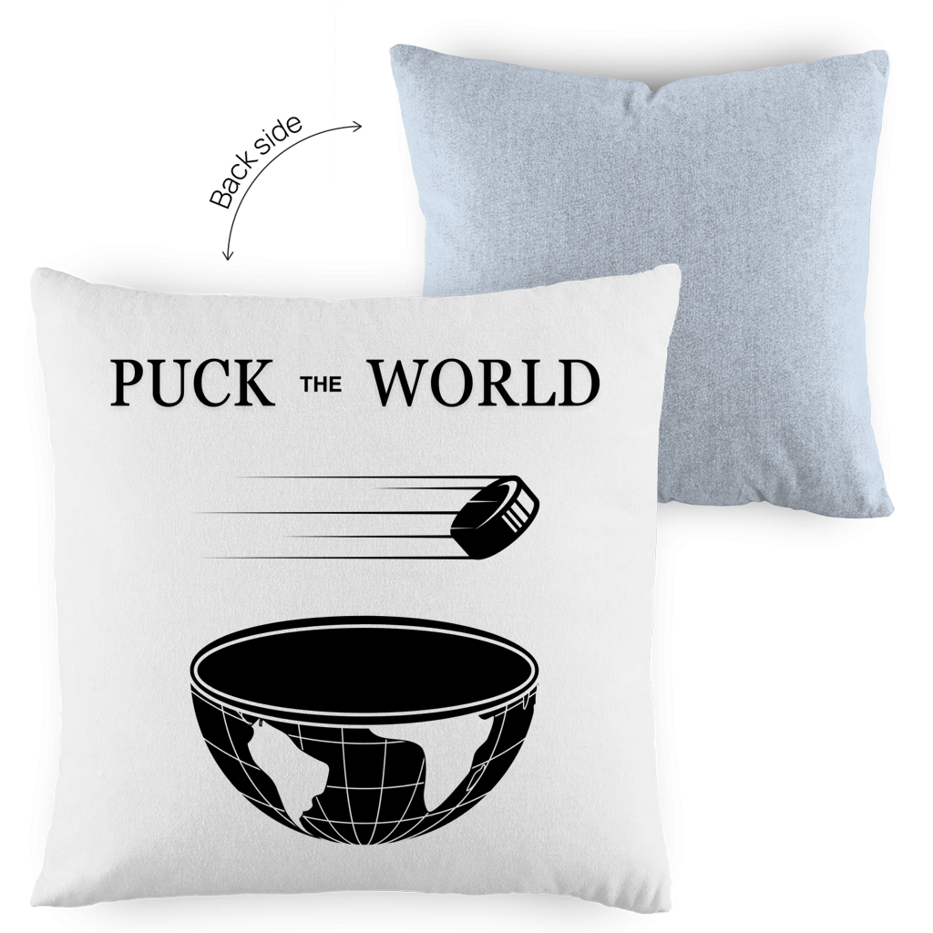 Kopfkissen zweifarbig PUCK THE WORLD