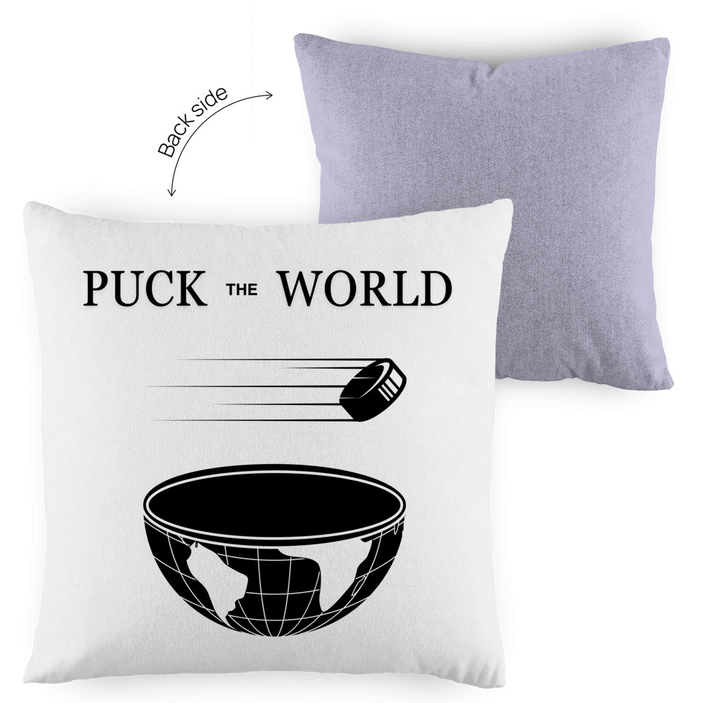 Kopfkissen zweifarbig PUCK THE WORLD