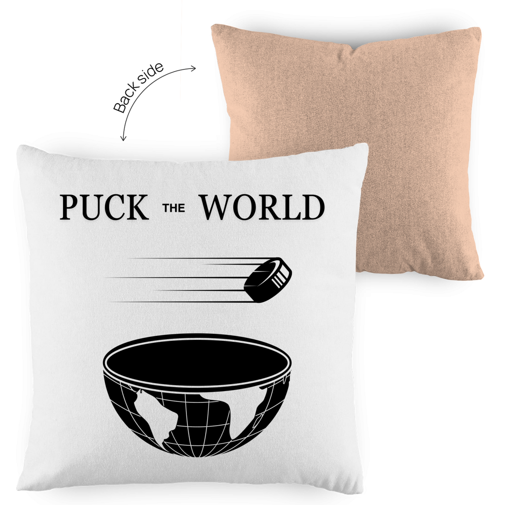 Kopfkissen zweifarbig PUCK THE WORLD