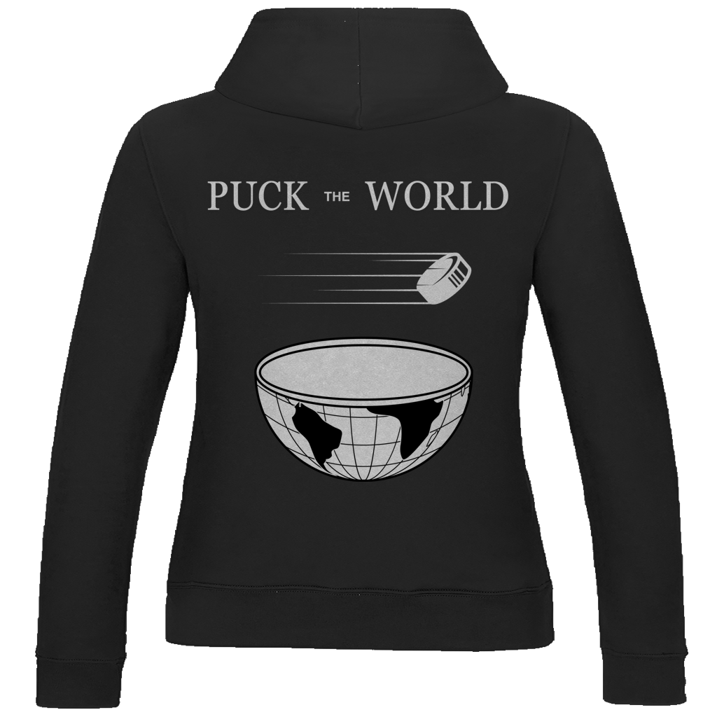 Ladies Hoodie PUCK THE WORLD