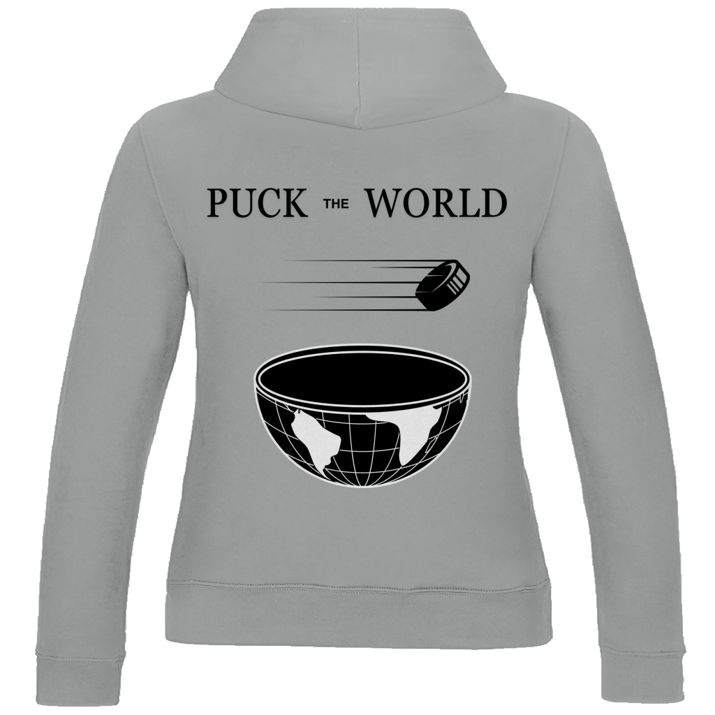 Ladies Hoodie PUCK THE WORLD