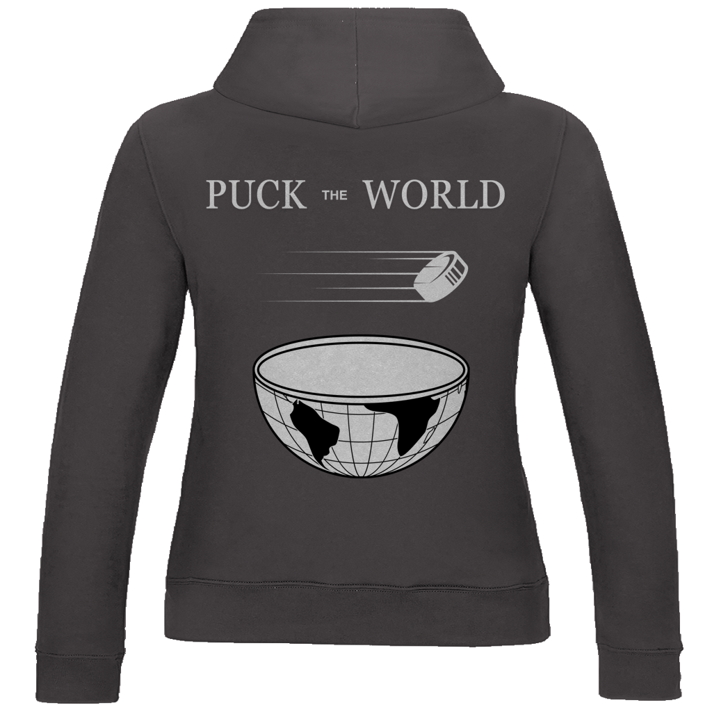 Ladies Hoodie PUCK THE WORLD