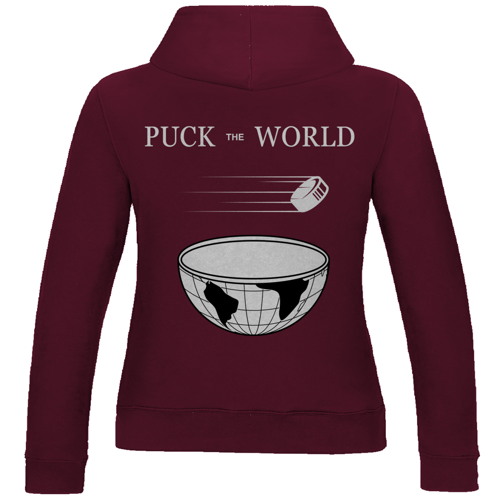 Ladies Hoodie PUCK THE WORLD