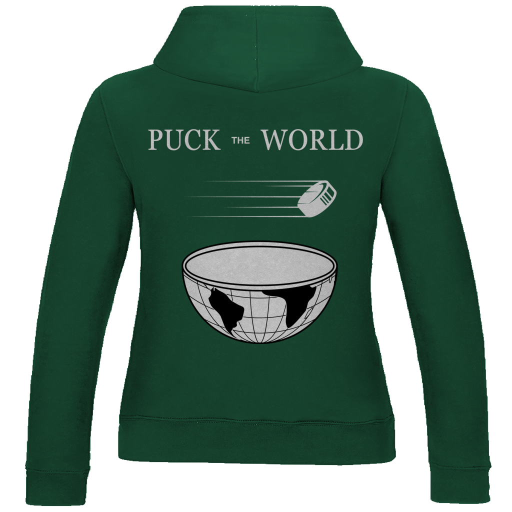 Ladies Hoodie PUCK THE WORLD