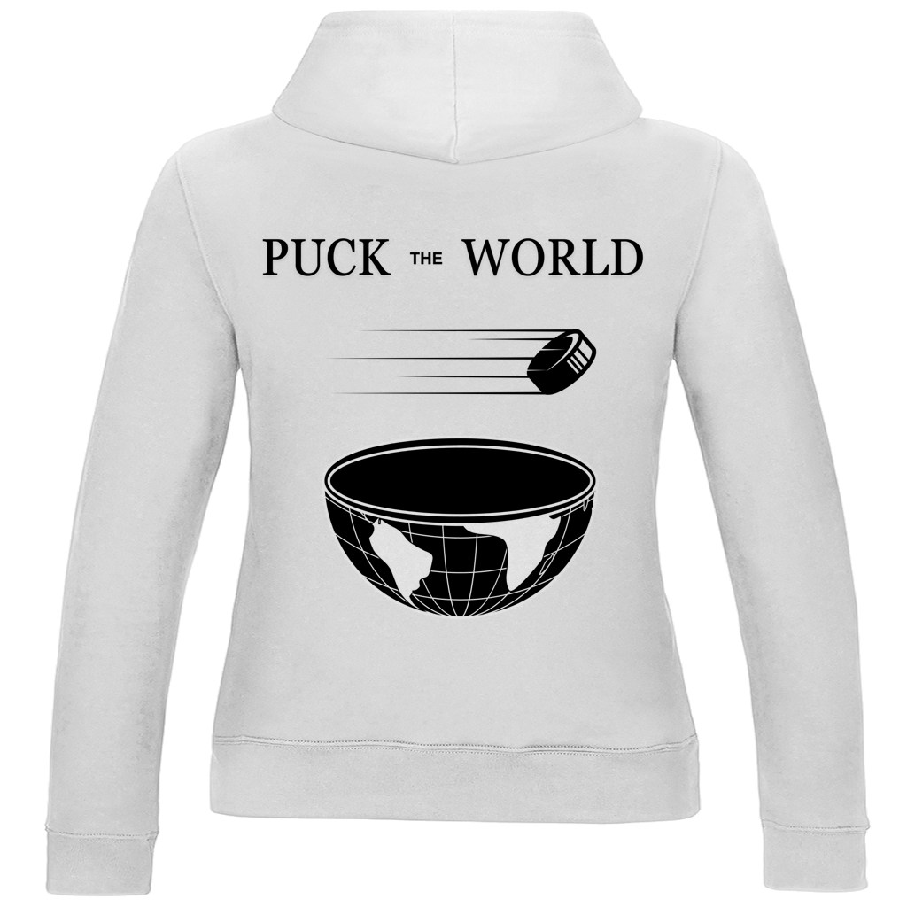 Ladies Hoodie PUCK THE WORLD