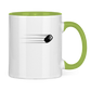 Tasse zweifarbig PUCK THE WORLD