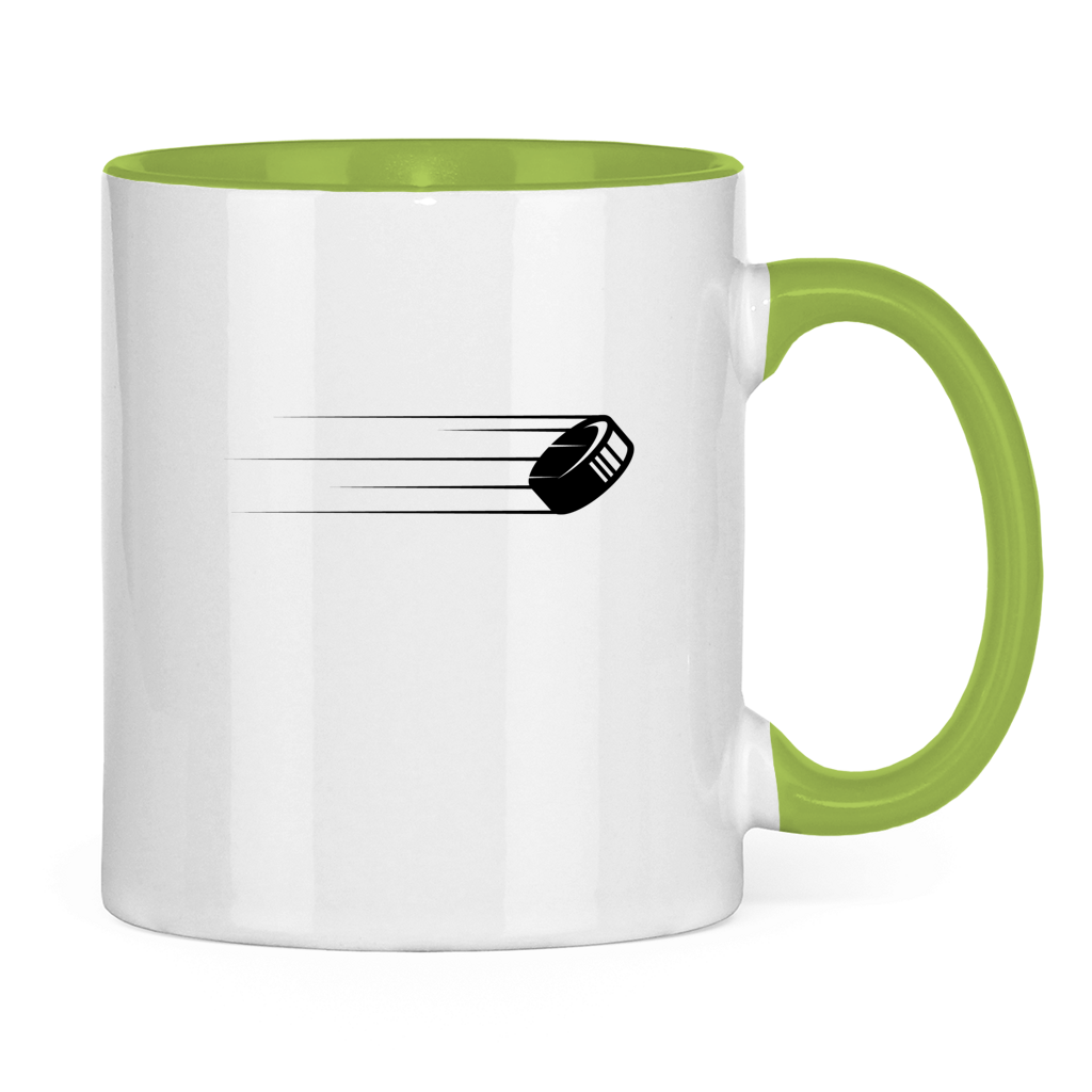 Tasse zweifarbig PUCK THE WORLD