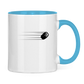 Tasse zweifarbig PUCK THE WORLD