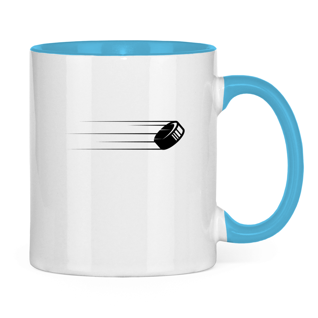Tasse zweifarbig PUCK THE WORLD