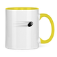 Tasse zweifarbig PUCK THE WORLD