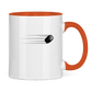 Tasse zweifarbig PUCK THE WORLD