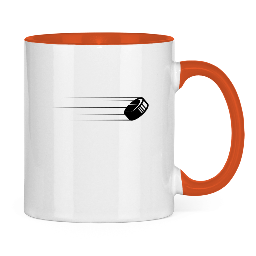 Tasse zweifarbig PUCK THE WORLD