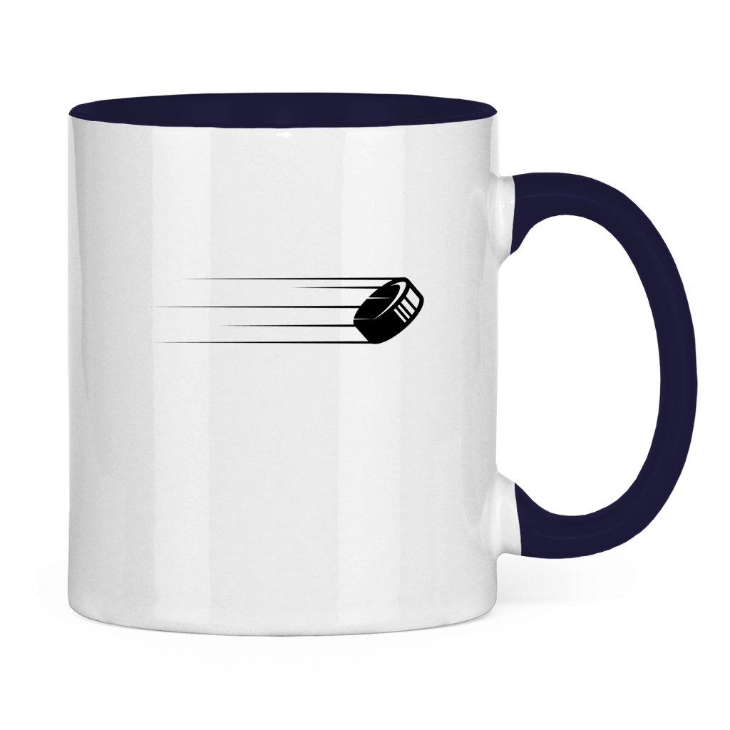 Tasse zweifarbig PUCK THE WORLD