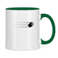 Tasse zweifarbig PUCK THE WORLD