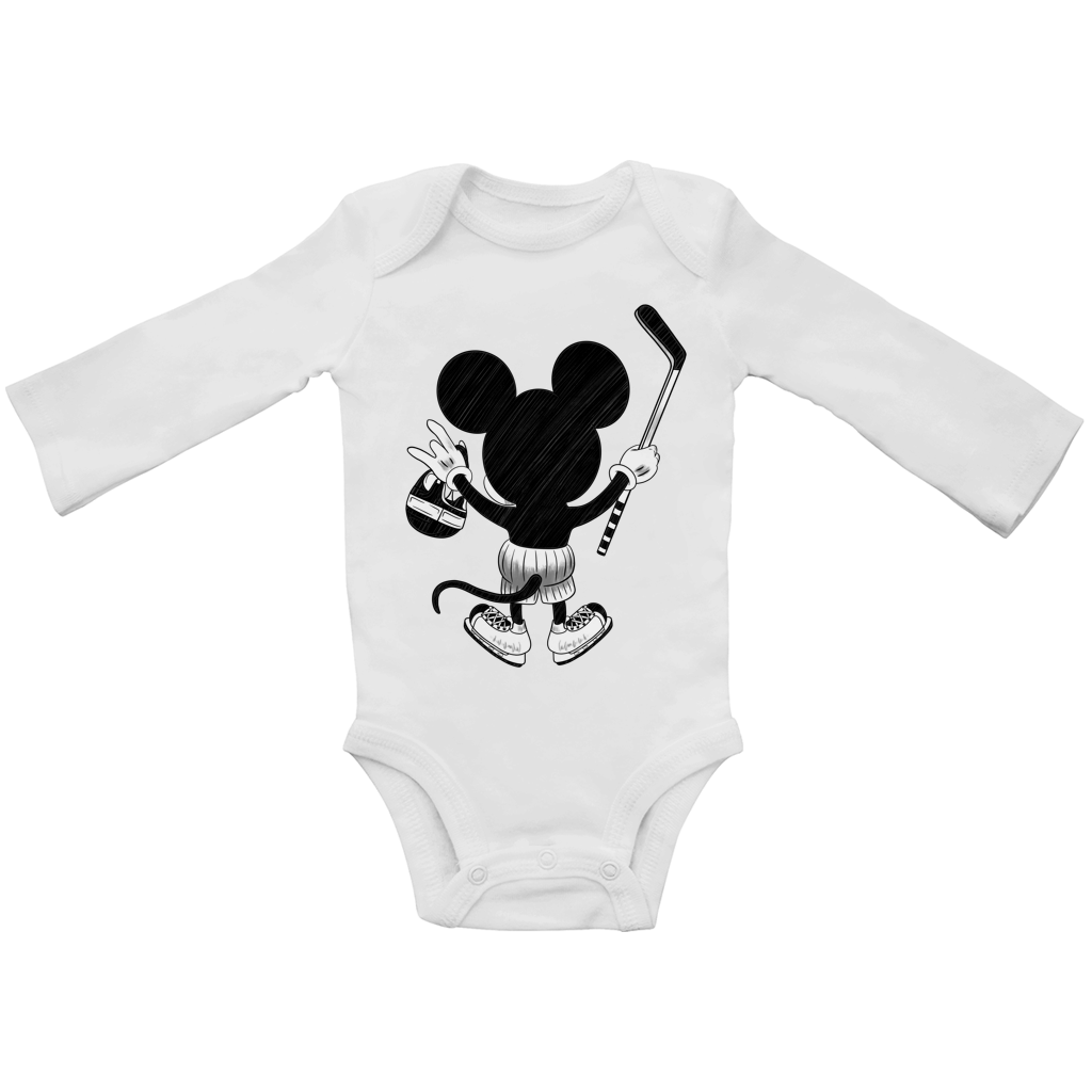 Babybody Langarm HOCKEYMOUSE