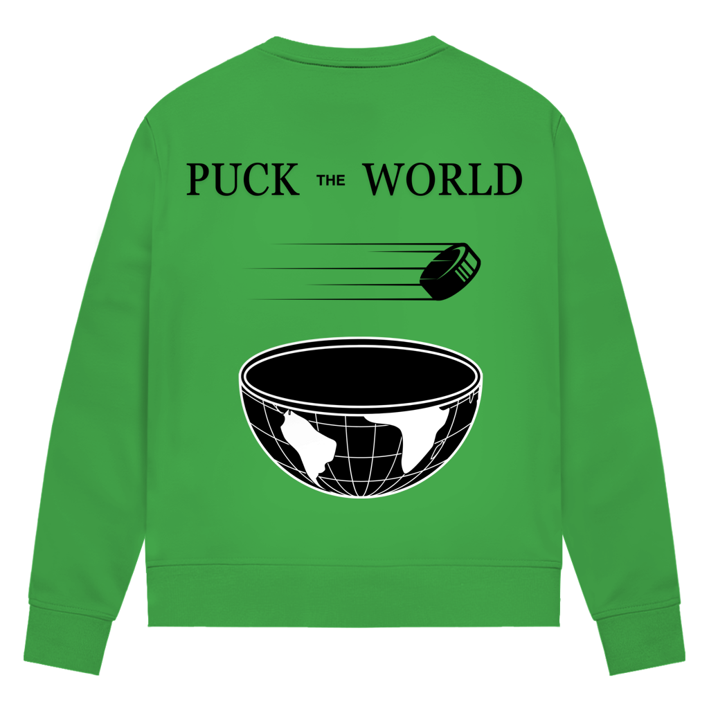 Ladies Sweatshirt PUCK THE WORLD