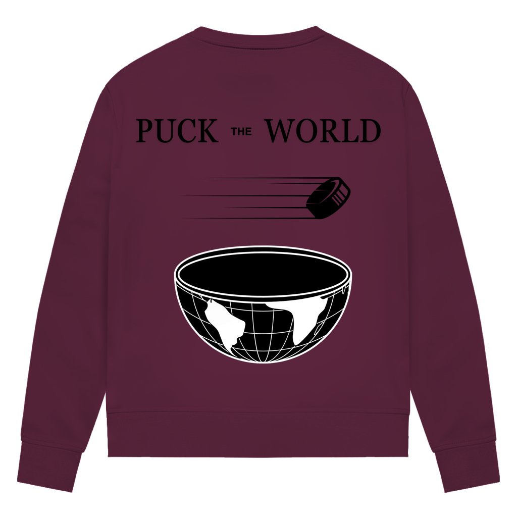 Ladies Sweatshirt PUCK THE WORLD