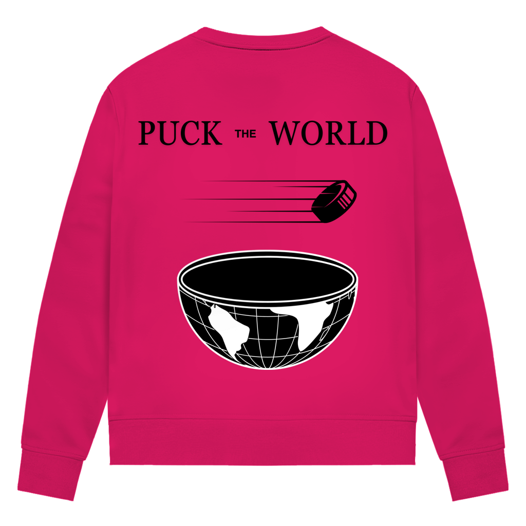 Ladies Sweatshirt PUCK THE WORLD