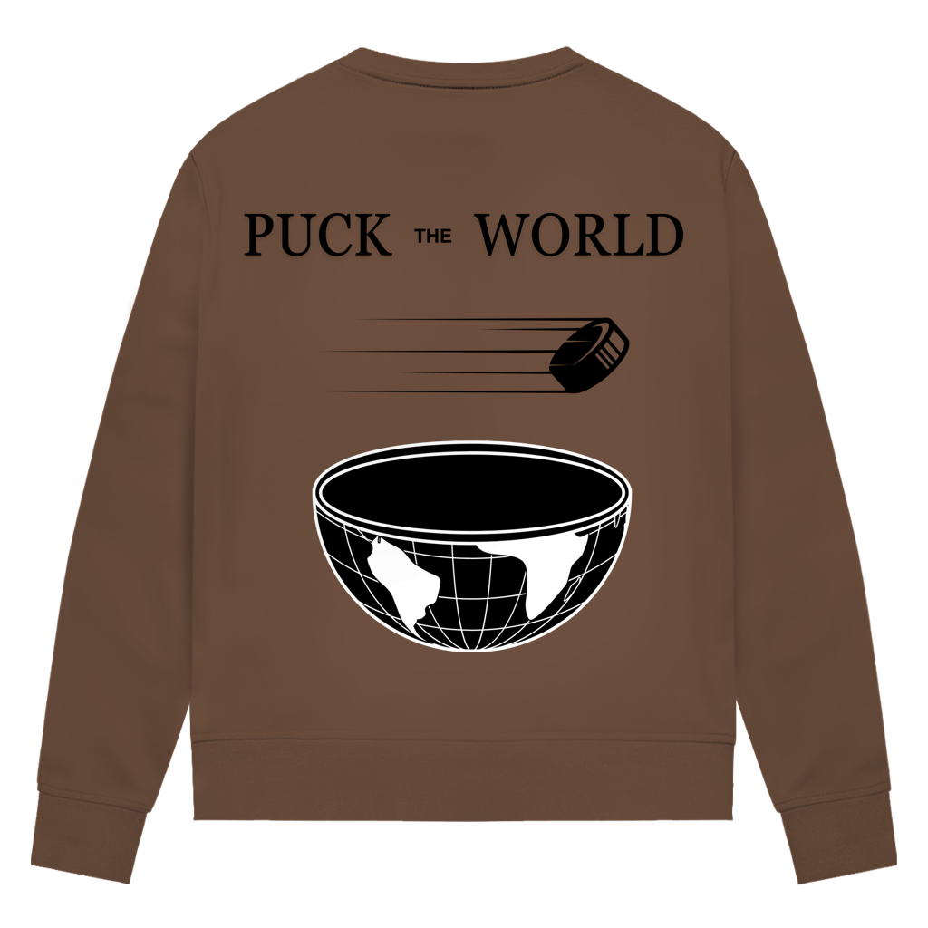 Ladies Sweatshirt PUCK THE WORLD