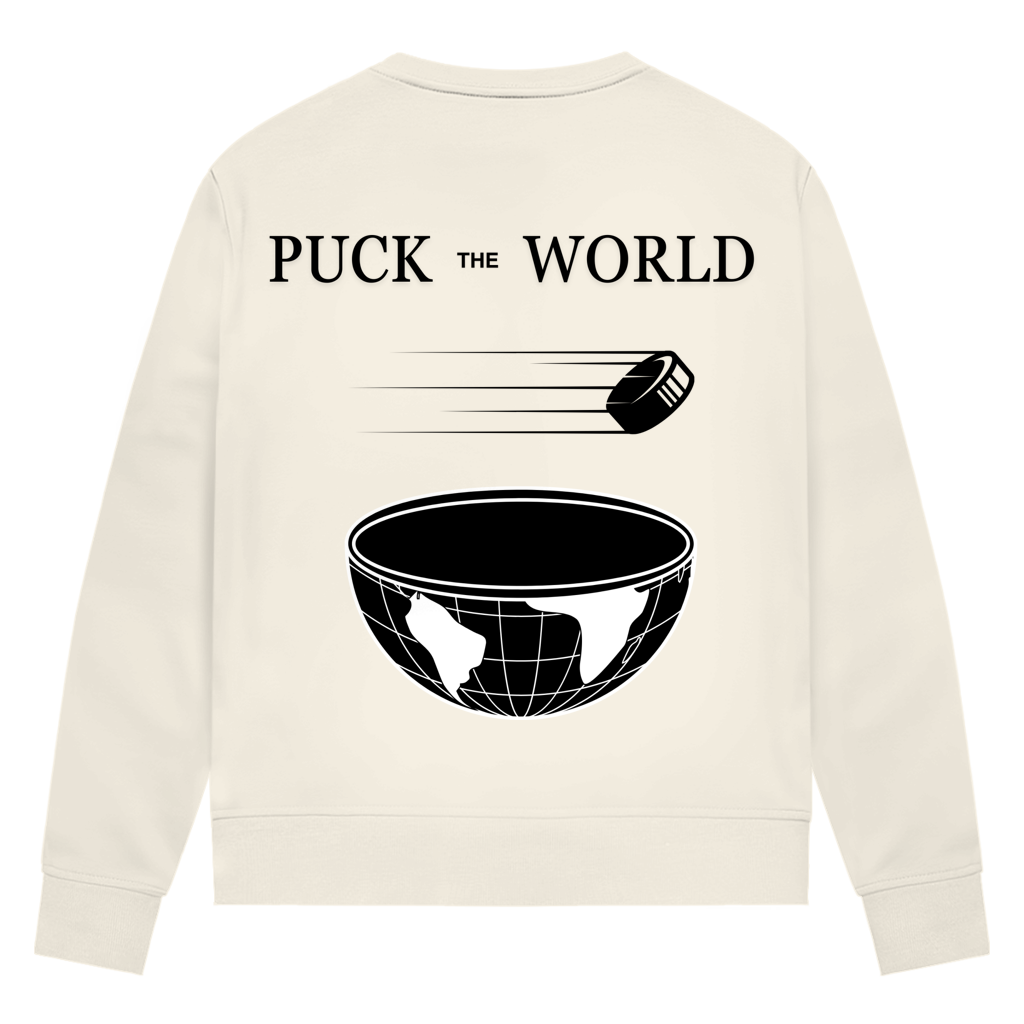Ladies Sweatshirt PUCK THE WORLD