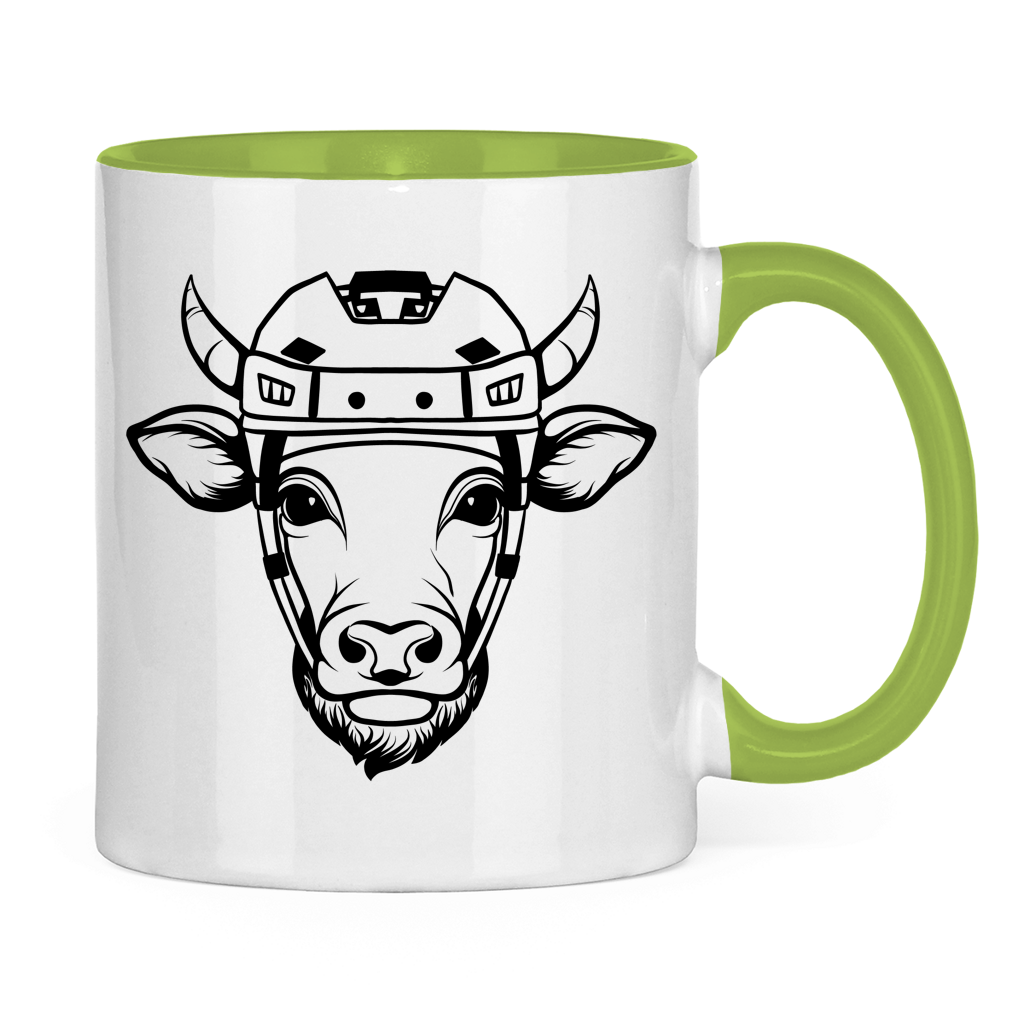 Tasse zweifarbig HOCKEYKUH