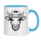 Tasse zweifarbig HOCKEYKUH