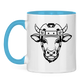 Tasse zweifarbig HOCKEYKUH