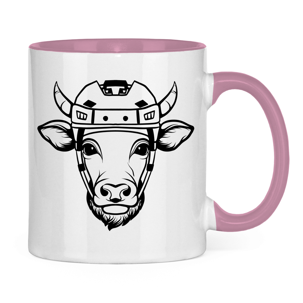 Tasse zweifarbig HOCKEYKUH