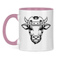 Tasse zweifarbig HOCKEYKUH