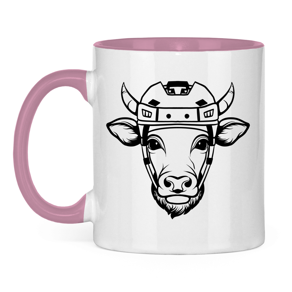 Tasse zweifarbig HOCKEYKUH