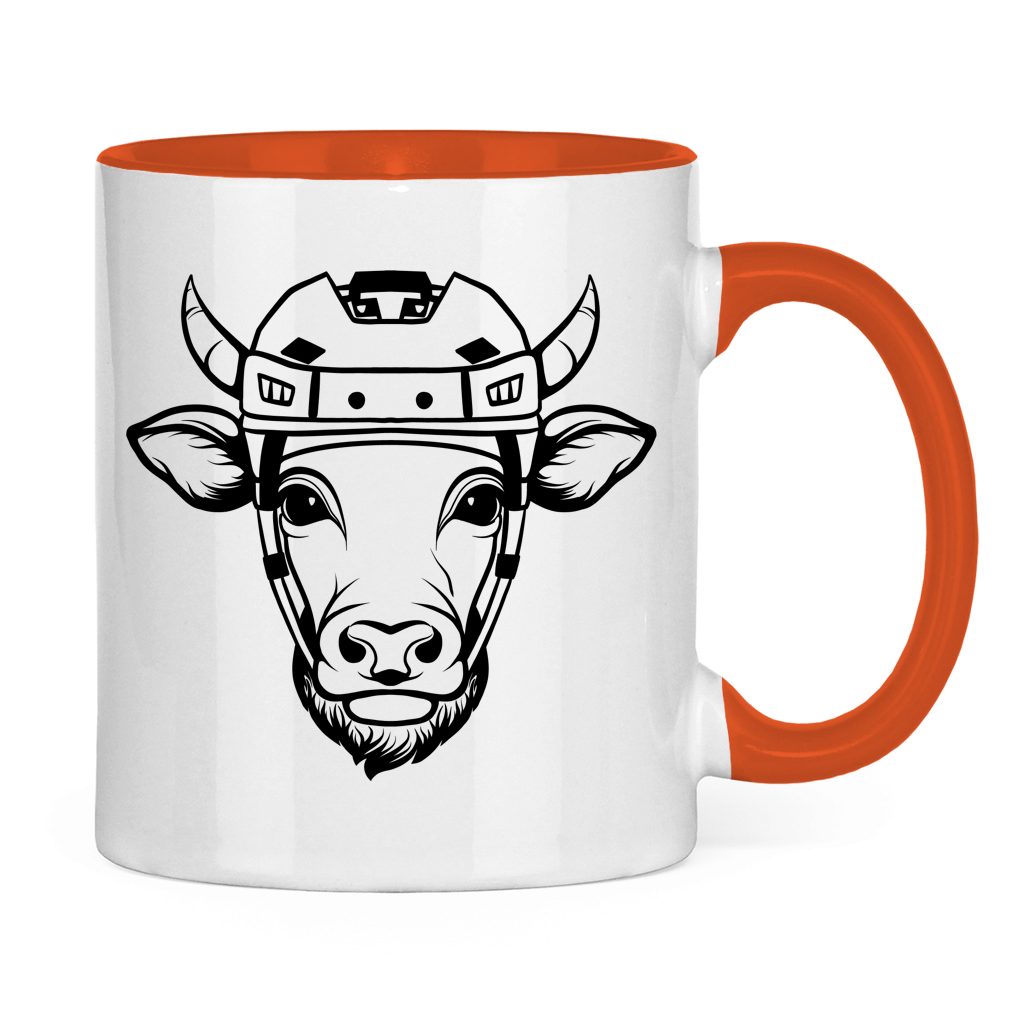 Tasse zweifarbig HOCKEYKUH