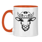 Tasse zweifarbig HOCKEYKUH