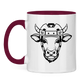 Tasse zweifarbig HOCKEYKUH