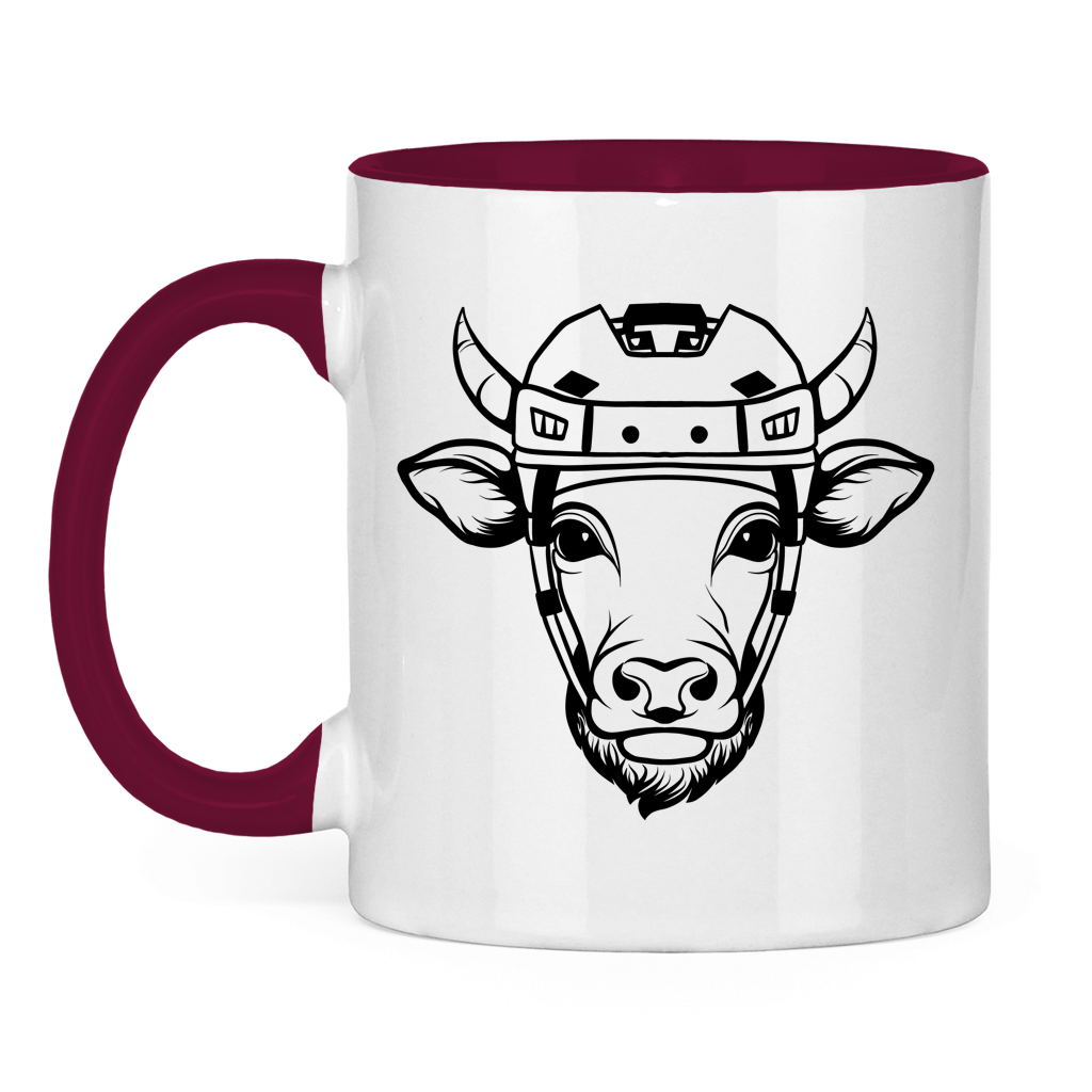 Tasse zweifarbig HOCKEYKUH