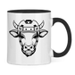 Tasse zweifarbig HOCKEYKUH