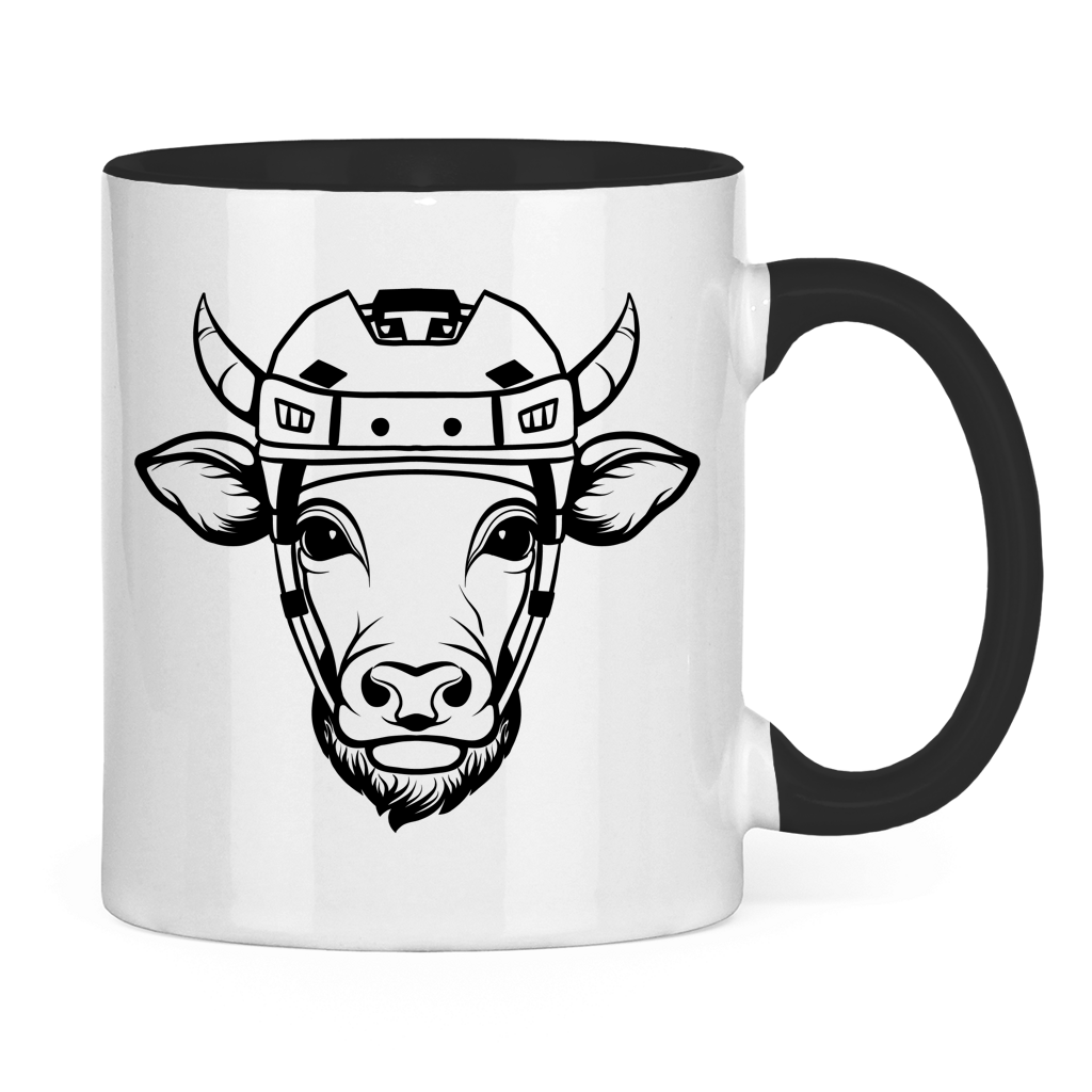Tasse zweifarbig HOCKEYKUH