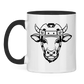 Tasse zweifarbig HOCKEYKUH