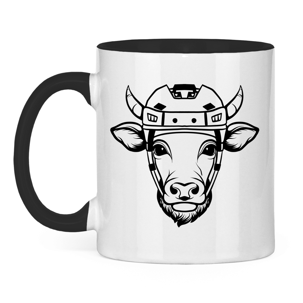 Tasse zweifarbig HOCKEYKUH