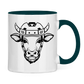 Tasse zweifarbig HOCKEYKUH