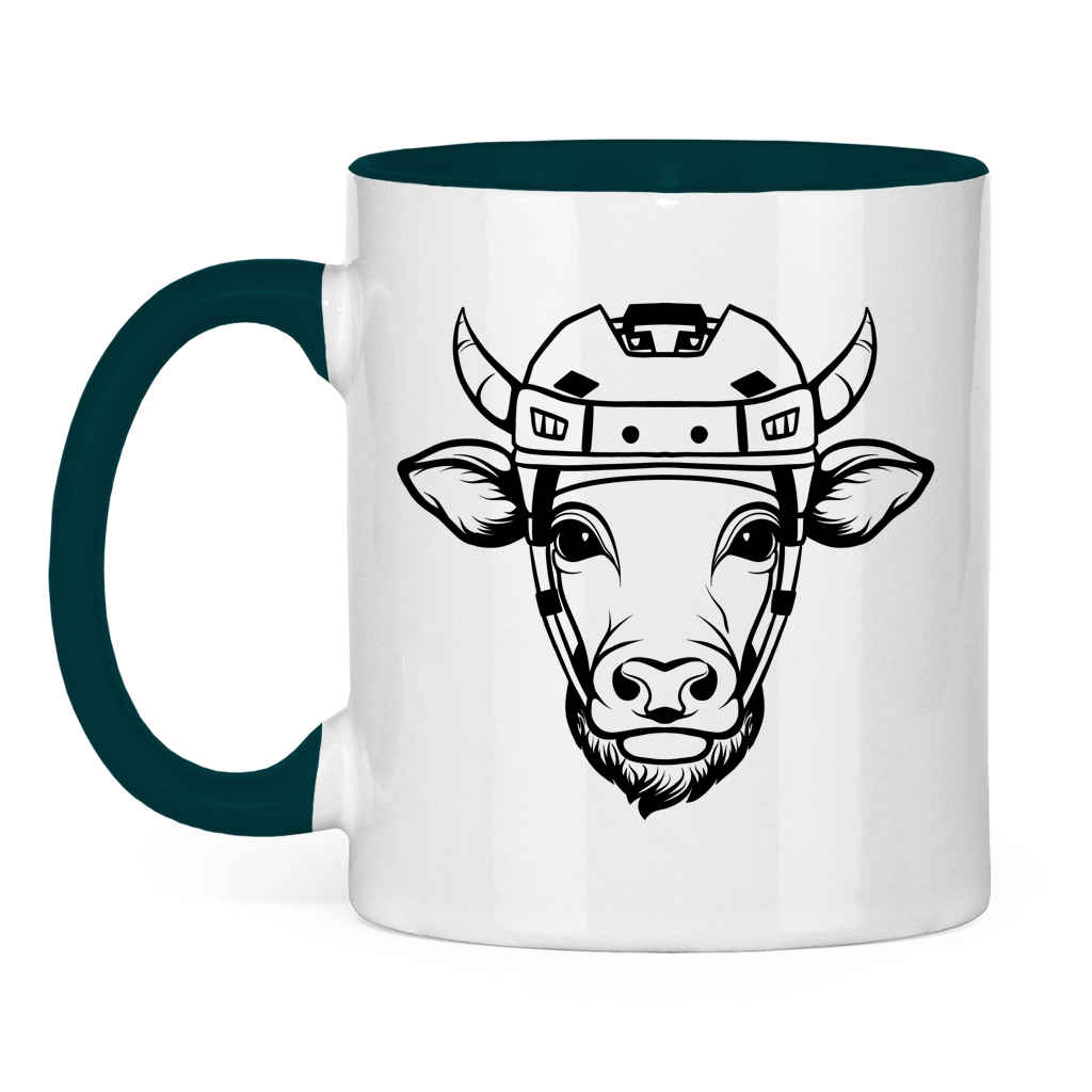 Tasse zweifarbig HOCKEYKUH