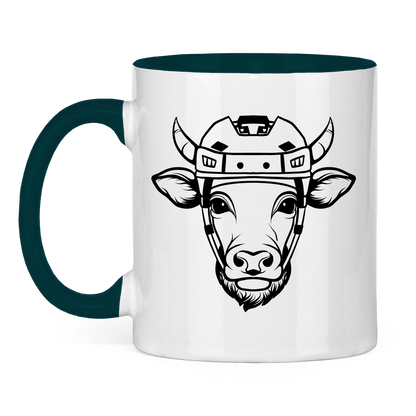 Tasse zweifarbig HOCKEYKUH