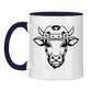 Tasse zweifarbig HOCKEYKUH