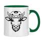 Tasse zweifarbig HOCKEYKUH