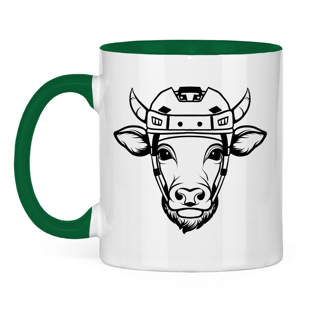 Tasse zweifarbig HOCKEYKUH