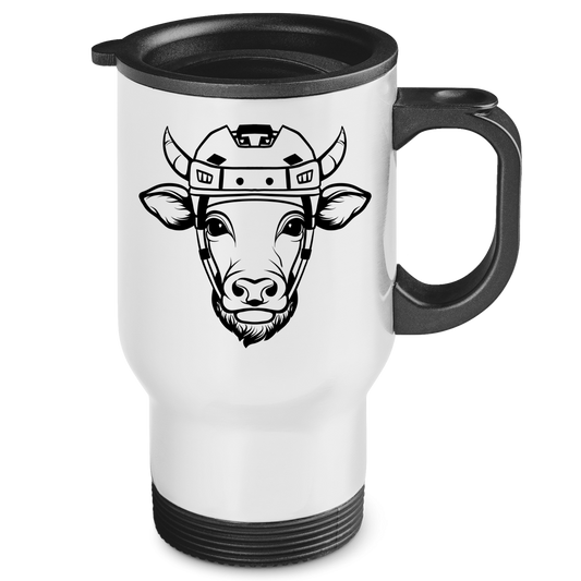 Edelstahl-Thermobecher HOCKEYKUH