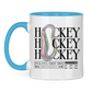 Tasse zweifarbig HOCKEY MODERN
