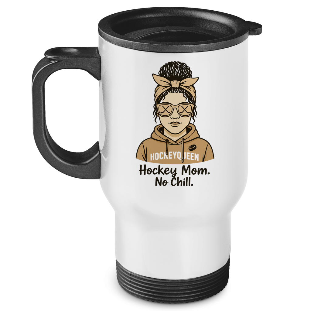 Edelstahl-Thermobecher HOCKEY MOM - NO CHILL