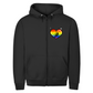 Unisex Zipper RAINBOW SKATE HEART