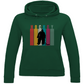 Ladies Hoodie COLOURFUL HOCKEY GOALIE